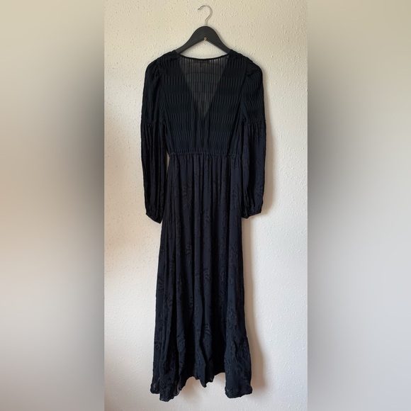 LoveShackFancy Lexia Maxi Dress Small Black - Picture 3 of 10